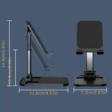 Phone Stand Desktop Slouchy Tablet Holder Foldable Phone Stand Height Adjustable Telescopic Bed Foldable Phone Holder - White - View 4