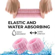 1/3 Pcs Spa Headband For Washing Face With Wristband Set, Microfiber Skincare Makeup Headbands For Women, Soft Elastic Head Wrap For Facial Care, Bubble Make Up Headbands, Perfect For Daily Skincare Routine, Spa Day At Home, Ideal For Teen Girls, Women, Yoga Enthusiasts, Great Gift For Valentine's Day, Christmas, Birthday