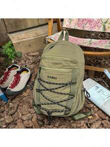 时尚女士休闲背包 - 适合校园、旅行和户外探险 | 轻便、大容量、时尚，适合徒步、露营、骑行、假日远足，值得拥有的背包 - 彩色 - 查看 14