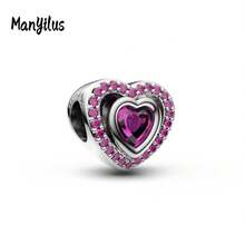 Manyilus Manyilus Original 925 Sterling Silber Anhänger Charms: Strandtraum Kokosnuss Charm, Herz Schloss & Schlüssel Liebe Charm, Silber Stern Mokka Topf Charm, Gold Herz & Silber Traum Charm, Herz Schloss & Geheimer Schlüssel Charm, Süßes Herz Gabelstapler Charm, Rotes Herz Dekor.