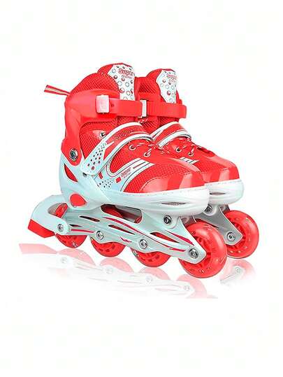 Patines en Linea Ajustables Con Ruedas Luminosas  Liso    Casual    Aleaciones de aluminio    En Textura    Vacación  Fiesta  Gym y Fitness  Exterior    Verano