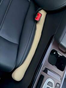 Professional Seat Gap Blocker: Premium Leather Construction With Flexible Design For Perfect Fit In Any Vehicle. Eliminates Lost Items In Seat Crevices & Console Gaps. Ideal For Daily Commuters, RideShare Drivers & Truck Owners. Premium Car Organization Solution For Adults. - 彩色 - 查看 1
