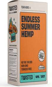 Twisted Hemp Wraps Natural Cigarette Rolling Papers Display | 4 Wraps Per Sleeve | Pack Of 15 | 60 Wraps Total - ColorD - 查看 6