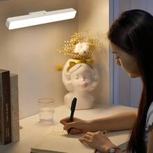 30 cm/11,9" Magnetyczna lampa LED z akumulatorem USB – nowoczesne oświetlenie liniowe, sterowanie dotykowe, odpowiednie do gabinetu, sypialni, gabinetu, kuchni, łazienki, garderoby – oświetlenie LED, minimalistyczny styl, idealne do oświetlenia luster i półek