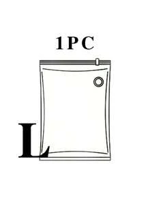 1/10 piezas Bolsas de compresión al vacío, Bolsas de almacenamiento al vacío, Bolsas con cremallera al vacío, Bolsas de equipaje de ahorro de espacio, Sacos de compresión de viaje, Organizadores de prendas plegables, Bolsas de almacenamiento de armario para ropa, ropa de cama, ropa de invierno - 75% de ahorro de espacio, a prueba de humedad, resistente a insectos