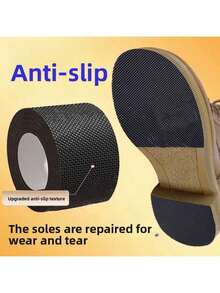 Random Style Quiet & Wear-Resistant Shoe Sole Patch, Self-Adhesive Grid Pattern, Heel & Forefoot Hole Repair Sticker, Unisex Insulation, Galentines, Puppy, Carnival