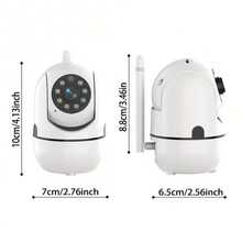 2pcs 1080P Home Security Cameras – 2.4GHz WiFi Indoor/Outdoor Surveillance Cameras, Baby Monitor, Dog Camera, 24/7 Recording, Two-Way Audio, Night Vision, 360° AI Motion Detection, Cloud/SD Storage, Suitable For Babies/Elders/Pets/Nannies/Cats/Dogs - White - View 10