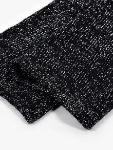 3 Pairs/6 Pairs Random Women Socks, Autumn/Winter Shiny Silver Thread Fashion Luxurious Crew Socks - Multicolor - View 8