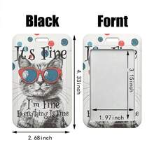 CX Lovely Kitten Manga Card Holder Badge Holder ID Card Lanyards Cell Phone Rope Key Lanyard Neck Straps Keychain Cats01 Christmas Gift