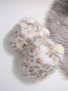 Leopard Print Slippers, Fashionable, Non-Slip, Suitable For Beach, Home, Autumn/Winter