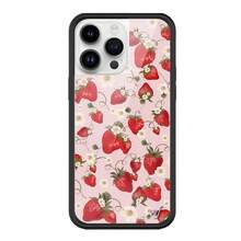 Wildflower New Strawberry Lamb Phone Case For IPhone 12 13 14 15 16 Plus 17 Pro Max 3D WF Cute Deer Pig Clean Cartoon Cover Case - NS446-3 - 查看 10