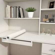 1 rouleau de papier peint de couleur unie, autocollant de décoration de chambre à coucher imperméable et anti-humidité, papier peint amovible et réutilisable, papier peint de rénovation d'armoire de cuisine, papier peint de réfection de meuble d'armoire, autocollant de changement de bureau, stickers muraux, décoration murale, papier peint autocollant