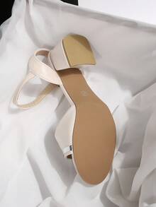 1 Paar Mädchen/Teenager einfarbige Glitzer-Sandaletten mit einem Riemen und Schnalle, runde Zehenkappe, 5cm Plateauabsatz, modisch, lässig, süß, bequem, Luxus-Absätze, geeignet für 15+ Jahre, Party, Campus, Strand, Frühling/Sommer