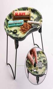 Free Boy 85x35 Inch Metal Rolling Tray Cone Loader For King Size&Amp;1 1_4 Size Pre Rolled Cone,Cone Pre Roll Machine Includes Foldable Stand Cone Filler,Filler Funnel &Amp; Packer-Black&Amp;Green - ColorC - 查看 6