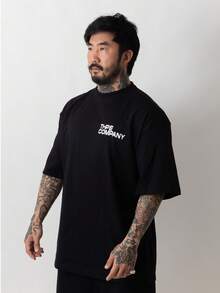 Oversized Company T-Shirt - Black - View 2