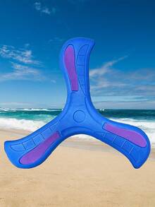 Juguete de dardos de actividad al aire libre de material EVA suave en forma de bumerán, no lastima a las personas