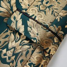 Mens Tuxedo Jacket Paisley Shawl Lapel Suit Blazer Coat Jacket For Dinner,Prom,Wedding - 綠色 - 查看 7