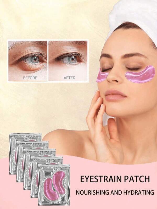 30pcs Gel Eye Ice Pack Cooling Eye Pad Care For Eyes, Dark Circles, Smooth Fine Lines Gel Eye Mask Gift For Women,Both Men And Women Can Use 30Pcs(15Pairs)
