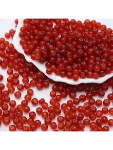 50Pcs 8mm Galaxy Glitter Round Beads Resin Loose Spacer Beads For Jewelry Making DIY Bracelet Earring Necklace Accessories