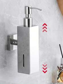 1 件方形 304 不锈钢皂液器，浴室液体皂/洗发水瓶架 - 彩色 - 查看 7