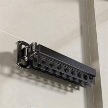 1 pezzo Stendibiancheria pieghevole in metallo moderno, design a più scomparti salvaspazio, senza elettricità necessaria, adatto per balcone e organizzazione armadio, uso interno/esterno, stendibiancheria da balcone | Design moderno | Stendibiancheria, 1 pezzo Stendibiancheria pieghevole in acciaio inossidabile - Finitura lucida, design a incasso a parete, adatto per balcone e uso interno, stendibiancheria a parete salvaspazio - Appendiabiti in alluminio pieghevole ed estensibile (Viti di espansione inviate a caso)