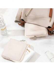 حقيبة تخزين فوط صحية نسائية مقاومة للماء، حقيبة متعددة الوظائف لحامل كأس الطمث، منظم محمول لمستلزمات الدورة الشهرية للمراهقات والفتيات، طقم سفر بطابع بوهيمي