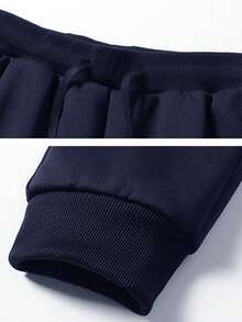 Quần nỉ thể thao ngoài trời thường ngày cho nam, Thu/Đông - Màu xanh lam - Xem 5