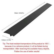 Easy-Clean Silicone Stove Gap Cover, Kitchen Counter Gap Filler, Heat Resistant Oven Gap Filler, Between Kitchen Appliances Washing Machine And Stovetop Gifts Birthday Graduation