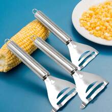 Stainless Steel Corn Peeler Serrated Corn Stripper Peelers Cob Shaver Planer Thresher Cutter Kitchen Fruit Vegetable Gadget Tool