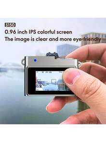 An Exquisite And Cute Mini Camera, A Small Portable Photography Gadget. This Retro, Mini Wearable Photography Device Comes. It Features Switchable Filters, A Flash, And Video Recording Capabilities, Equipped With A 0.96-Inch IPS Screen And An LED Fill Light.
