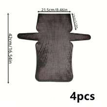 1 件/1 套 DIY 黑色塑料网状帆布片，用于制作钩针编织袋 - 带圆点图案的空白刺绣和针绣帆布，用于斜挎包的耐用工艺材料，针织项目，DIY 配件，斜挎包创作，钩针编织用品，刺绣帆布 | 耐用工艺材料 | 圆点图案帆布，斜挎包用品 - 黑色 - 查看 9