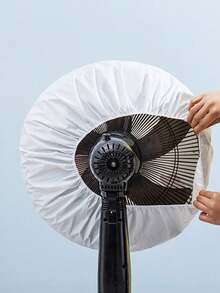 1 件风扇罩，圆形，通用，白色，防尘，涤纶，透气，保护套，家居必需品，清洁，收纳，夏季，圣诞节，新年 - 彩色 - 查看 7