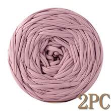 1/2pcs T-Shirt Yarn, Large 300g ± 20g T-Shirt Yarn Roll - 2cm Wide, Woven Fabric Knitted Yarn, Soft & Versatile For DIY Crafts, Used For Crocheting And Knitting Bags, Cushions, Dolls, Blankets, Slippers, Handicraft Crochet Projects, Available In Multiple Colors, Multicolor Yarn | Polyester Yarn | Acrylic Yarn | Crochet Yarn | Crafting Yarn | Vibrant Yarn Balls | Versatile Crafting Material, Knitting Accessories And Supplies