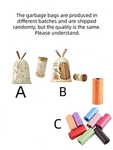 2026新年、圣诞节、家庭聚会和假期新款悬挂式垃圾桶，适用于厨房、浴室和橱柜，可用作食物垃圾桶、悬挂式或粘式悬挂堆肥桶，是厨房和浴室的必备用品，也是家居清洁和收纳的理想之选。 - 彩色 - 查看 12