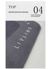 1pc Natural Bamboo Wood Grain Bath Mat - Non-Slip, Super Absorbent Silicone Bathroom Carpet, Quick Dry, Suitable For Bathroom, Kitchen, Living Room, Cafe, Bar, Garden - Essential Personal Care Gift, Ideal For Bathroom Decor.