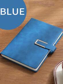 A5 Hardcover Notebook - Waterproof Faux Leather, Magnetic Closure, Ideal For University And Office Note-Taking, Retro Style