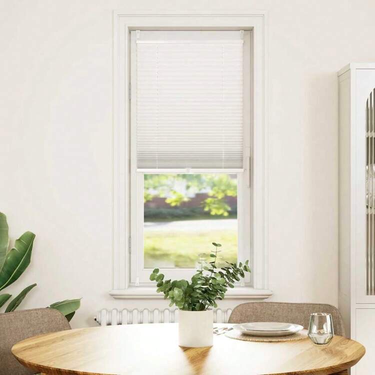 Pleated Blinds 40x125 Cm White - 白色 - 查看 2