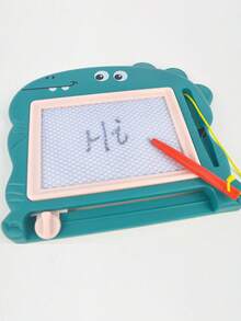 1pc Random Color Dinosaur Shaped Magnetic Drawing Board, Erasable Doodle Sketch Pad, Suitable For Birthday Party And Gift Bags (Some Accessories Sent Randomly) - Multicolor - View 3
