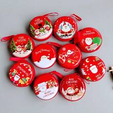 Un paquete de 5 monederos pequeños de regalo de Navidad, regalo de recompensa, compañero de regalo de cumpleaños para la clase de escuela primaria, regalo de Navidad