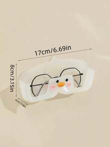 1pc Glasses Storage Rack, Bathroom Bedside Wall-Mounted Sunglasses Glasses Display Rack, Can Place Prescription Glasses, Bedroom Bedside Punch-Free Pressure-Resistant Wall-Mounted Sunglasses Display Rack, Jewelry Sundries Storage Rack, Suitable For Bedroom Dressing Table, Dressing Table, Drilling-Free Glasses Storage Rack, Bathroom Wall-Mounted Sunglasses Storage Rack Christmas Decorations, Christmas Gifts - 彩色 - 查看 7