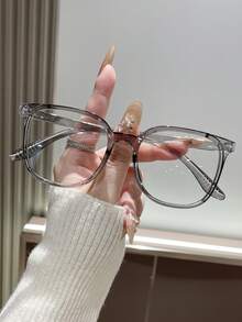 1/3 Pairs Square Full-Frame Non-Prescription Computer Glasses, Fashion Accessory, Suitable For Daily Wear, Parties And Streetwear - Multicolor - View 11