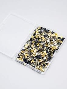 120 件安全别针，各种安全别针，银色，安全别针，小安全别针，散装安全别针，大安全别针，服装安全别针万圣节万圣节配饰教师节珠宝服装配饰包饰办公室配饰圣诞礼物 - 彩色 - 查看 21