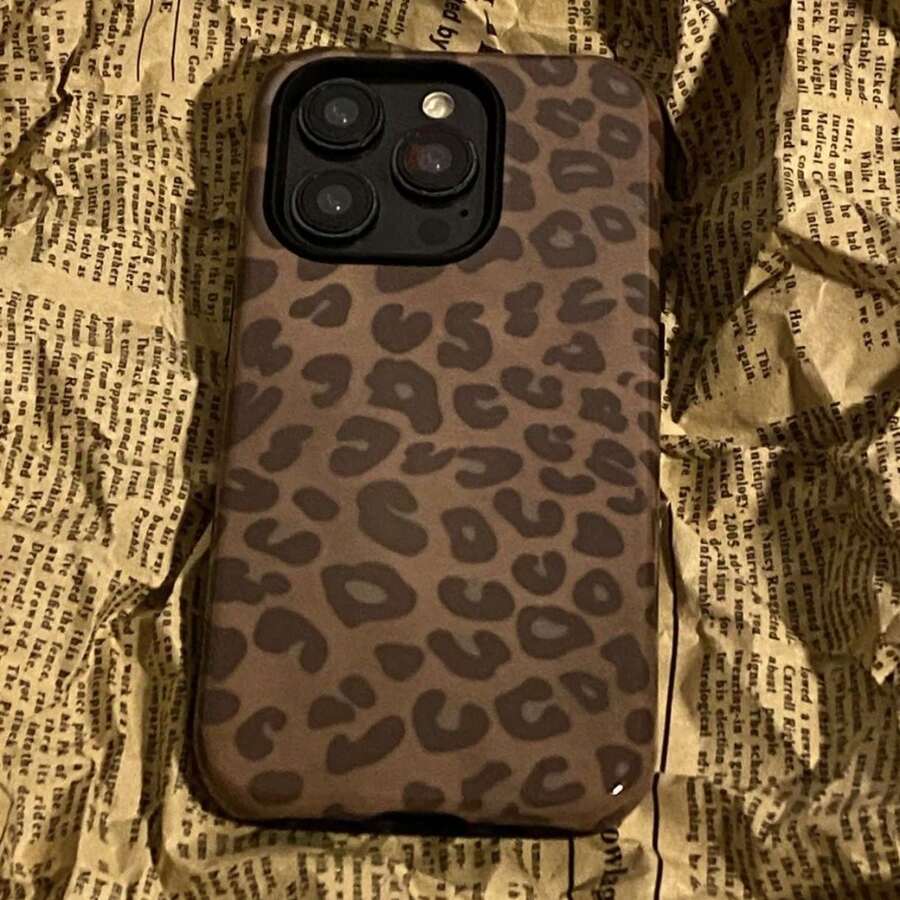 Leopard Pattern Film Phone Case For IPhone 17 Air/16/15/14/13/12 Pro Max 14 15 16 17 Plus 11/X/Xsmax/Xr/7/8/Se Thickened Double-Layer 2-In-1 Drop-Proof Protective Case For Samsung S21 S22 S23 S24 S25 PLUS/ULTRA/FE/EDGE A71 A56 A55 A54 A53 A52 A36 A34 A06 A13 A14 A15 A16 A23 A25 A26 Anti-Yellowing And Bright Colors - 圖案3 - 查看 1