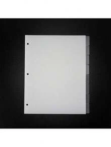 A5/A6/A7 环形分隔页 6/8 页活页夹分隔页 PP 分隔页 预算书配件 日记本 日程本 笔记本配件