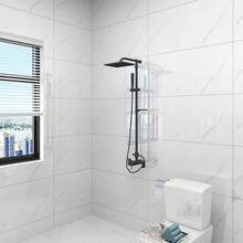 10/20 片现代白色大理石剥离粘贴瓷砖墙板 - 自粘乙烯基防溅板，适用于厨房和浴室，易配设计，23.62X11.81 英寸 - 彩色 - 查看 8