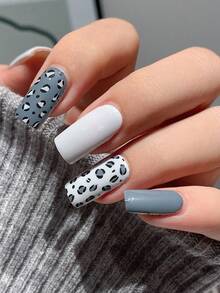 1片新款豹纹全甲贴纸，防水可撕贴美甲贴纸，女士美甲贴花，易于使用，适合节日、派对、生日礼物等场合，美甲用品 - Follow Your Heart - 查看 3