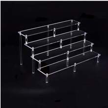 Acrylic Cake Display Stand, Tiered Tabletop Cupcake Stand, Dessert Display Rack, Pastry Stand For Birthday Party, Wedding - Clear - View 9