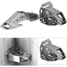 10 Unids/ set Bisagras De La Puerta del Gabinete, DEH2079 - 1 Bisagra de Puerta Plegable de Acero Laminado en Fro, Capacidad Mxima de Carga 10 KGEste producto no incluye tornillos de montaje - inicial - Ver 2