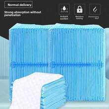 100 pezzi/50 pezzi/40 pezzi/20 pezzi Tappetini assorbenti per animali domestici, 4 stili con diverse dimensioni e quantità, adatti per animali domestici di piccola/media/grande/extra large, cani, gatti e altri animali domestici, super assorbenti, a prova di perdite, resistenti agli odori, facili da pulire, tappetini usa e getta per l'addestramento di cuccioli, per uso interno