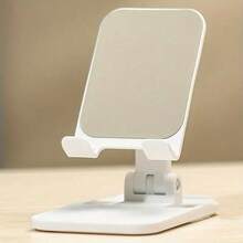 Phone Stand Desktop Slouchy Tablet Holder Foldable Phone Stand Height Adjustable Telescopic Bed Foldable Phone Holder - White - View 1